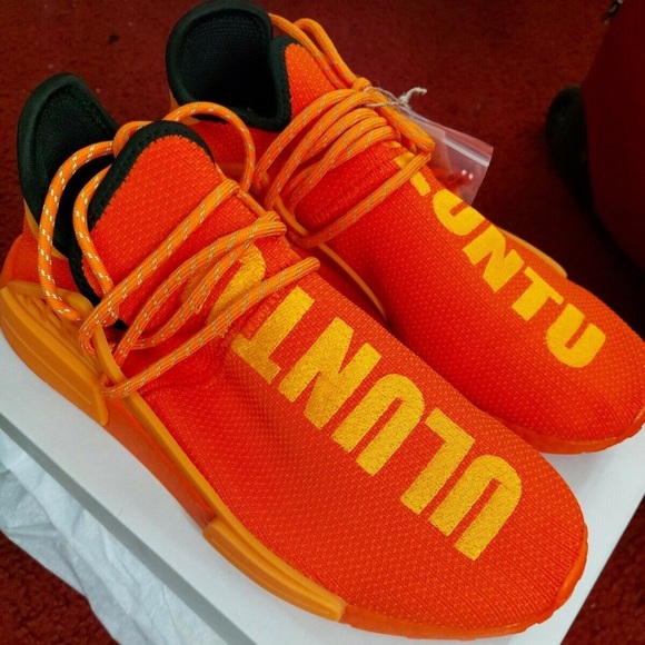 adidas NMD HU Pharrell Orange Size 9